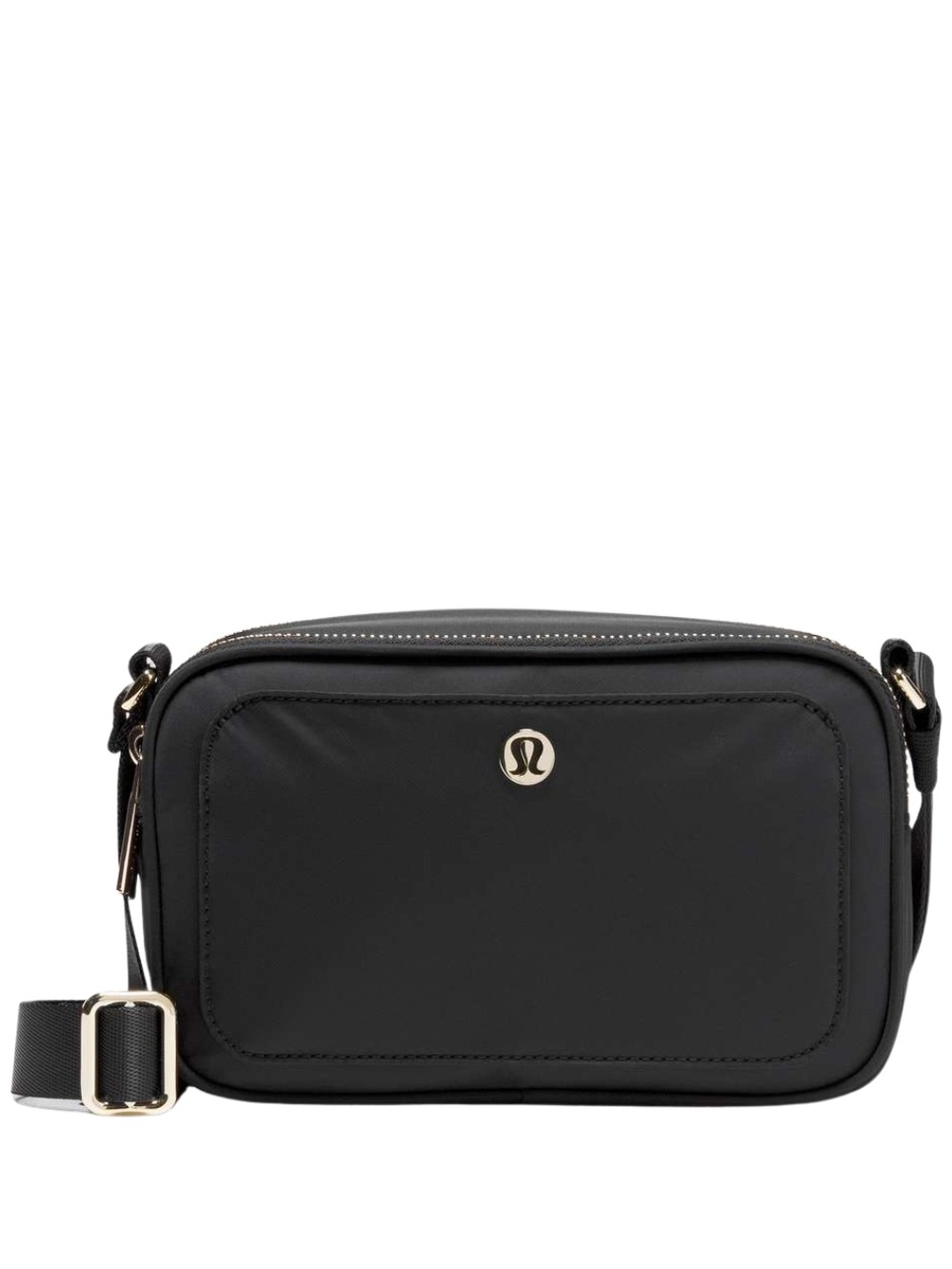 Lululemon Crossbody Camera Bag 2L Black / Gold Hardware